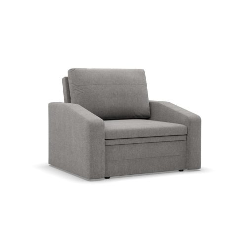Vertico fekvőfotel, 80 cm széles, fonott, szürke