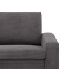 Vertico fekvőfotel, 80 cm széles, kordbársony, szürke