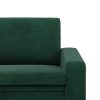 Vertico fekvőfotel, 80 cm széles, kordbársony, zöld