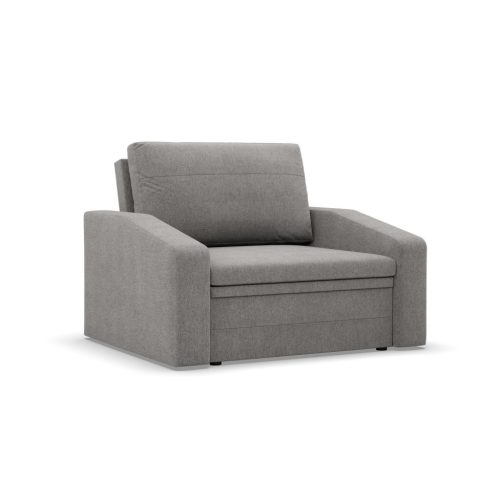 Vertico fekvőfotel, 90 cm széles, fonott, szürke