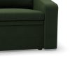 Vertico fekvőfotel, 90 cm széles, fonott, zöld