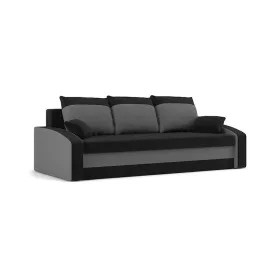   HEWLET kanapéágy, PRO szövet, bonell rugóval, szín - fekete / szürke