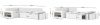 METRO kinyitható sarokkanapé polccal és 2 db puffal, PRO szövet, bonell rugóval, balos, bal oldali polc, jobb oldali puff tároló, szürke / fehér