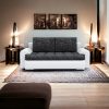 TOKIO VIII kinyitható kanapé, szín - hamuszürke / fehér