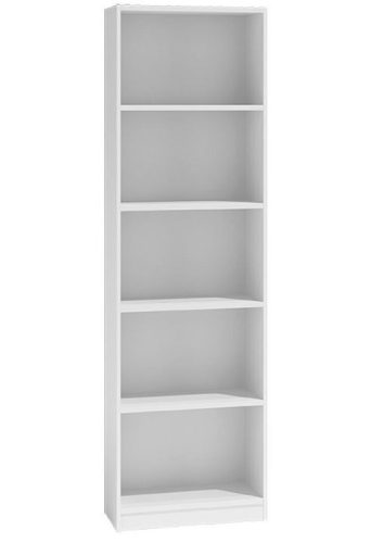 Aldabra R40 polcos szekrény, 40x182x30 cm, fehér