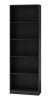Aldabra R40 polcos szekrény, 40x182x30 cm, fekete