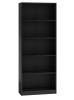 Aldabra R60 polcos szekrény, 60x182x30 cm, fekete