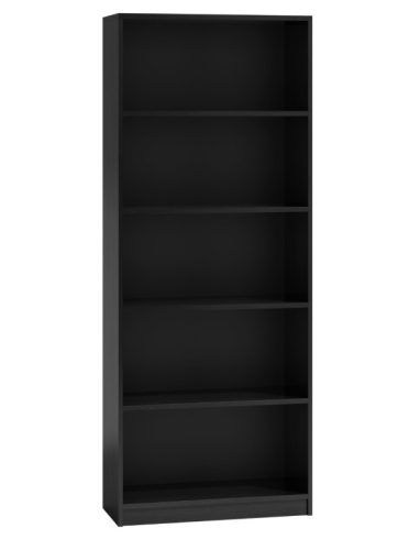 Aldabra R60 polcos szekrény, 60x182x30 cm, fekete