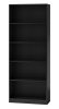Aldabra R60 polcos szekrény, 60x182x30 cm, fekete
