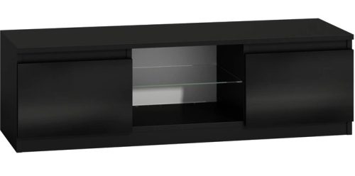 Aldabra RTV120 TV állvány, 120x36x40 cm, fényes fekete