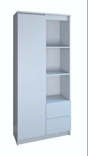 Aldabra RS-80 Bily gardróbszekrény, 80x180x35 cm, fehér