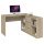Aldabra Plus 2D3S íróasztal szekrénnyel, 120x76x50 cm, sonoma