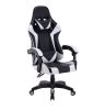 Gamer és irodai szék, Remus, 66x125x62 cm, fehér