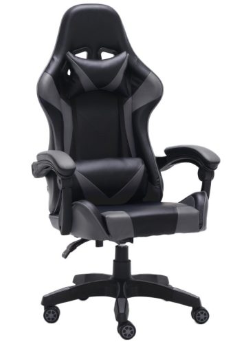 Gamer és irodai szék, Remus, 66x125x62 cm, szürke