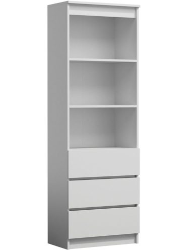 Aldabra RS-60 O polcos szekrény , 60x180x35 cm, fehér