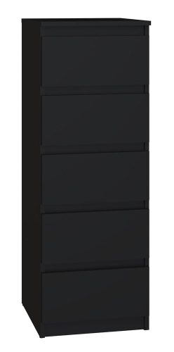 Aldabra W5 fiókos szekrény, 40x111x45 cm, fekete