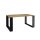 Aldabra Salon Loft modern dohányzóasztal, 90x50x58 cm, tölgy-fekete
