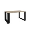 Aldabra MIX Salon Loft modern dohányzóasztal, 90x50x58 cm, sonoma-fekete