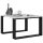Aldabra MIX Loft dohányzóasztal, 40x67x67 cm, fehér-fekete