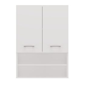   Aldabra Pola mini DK felső fürdőszoba szekrény, 64x90x30 cm, fehér