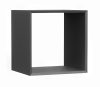 Aldabra Malax polc, 34,5x34,5x29,5 cm, antracit