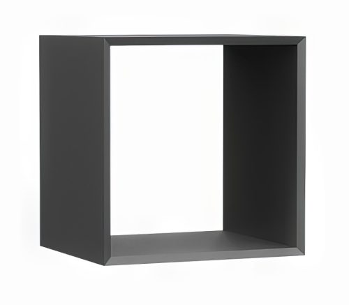 Aldabra Malax polc, 34,5x34,5x29,5 cm, antracit