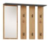 Aldabra Parma tükrös fogas, 100x81,5x15 cm, antracit-tölgy