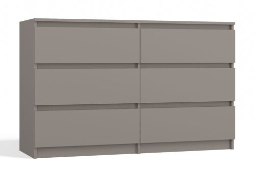 Aldabra M6 120 fiókos szekrény, 120x75x30 cm, agyag színű