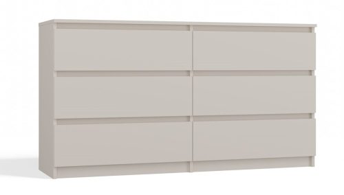 Aldabra M6 140 fiókos szekrény, 138x75x40 cm, kasmír