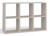 Aldabra Malax 2x3 polc, 110x75x30 cm, kasmír