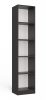 Aldabra R40 polcos szekrény, 40x182x30 cm, antracit