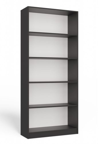 Aldabra R80 polcos szekrény, 80x182x30 cm, antracit