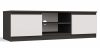 Aldabra RTV120 TV szekrény, 120x36x40 cm, antracit-fehér