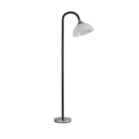   Aldabra Lucie állólámpa E27-es foglalat, 1 izzós, 20W króm-fekete-fehér