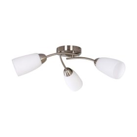   Aldabra Terni mennyezeti lámpa E14-es foglalat, 3 izzós, 40W szatén