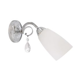   Aldabra Gero fali lámpa E14-es foglalat, 1 izzós, 40W fehér-króm 