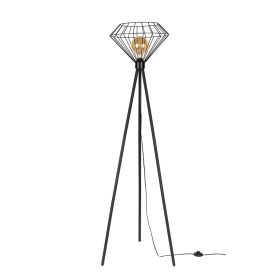   Aldabra Raquelle állólámpa E27-es foglalat, 1 izzós, 40W fekete 