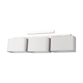   Aldabra Vertigo mennyezeti lámpa E27-es foglalat, 3 izzós, 25W fehér-szürke 