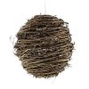 Retlux RXL 240 karácsonyi dekoráció, elemes, rattan labda, 20 LED, 30 cm, meleg fehér