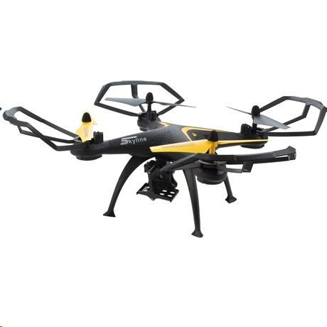 Quadcopter, drón haladók részére, kamera tartó (GoPro kompatibilis), 40 cm, 2 repülési mód, 2,4 GHz, hatótáv 50 m